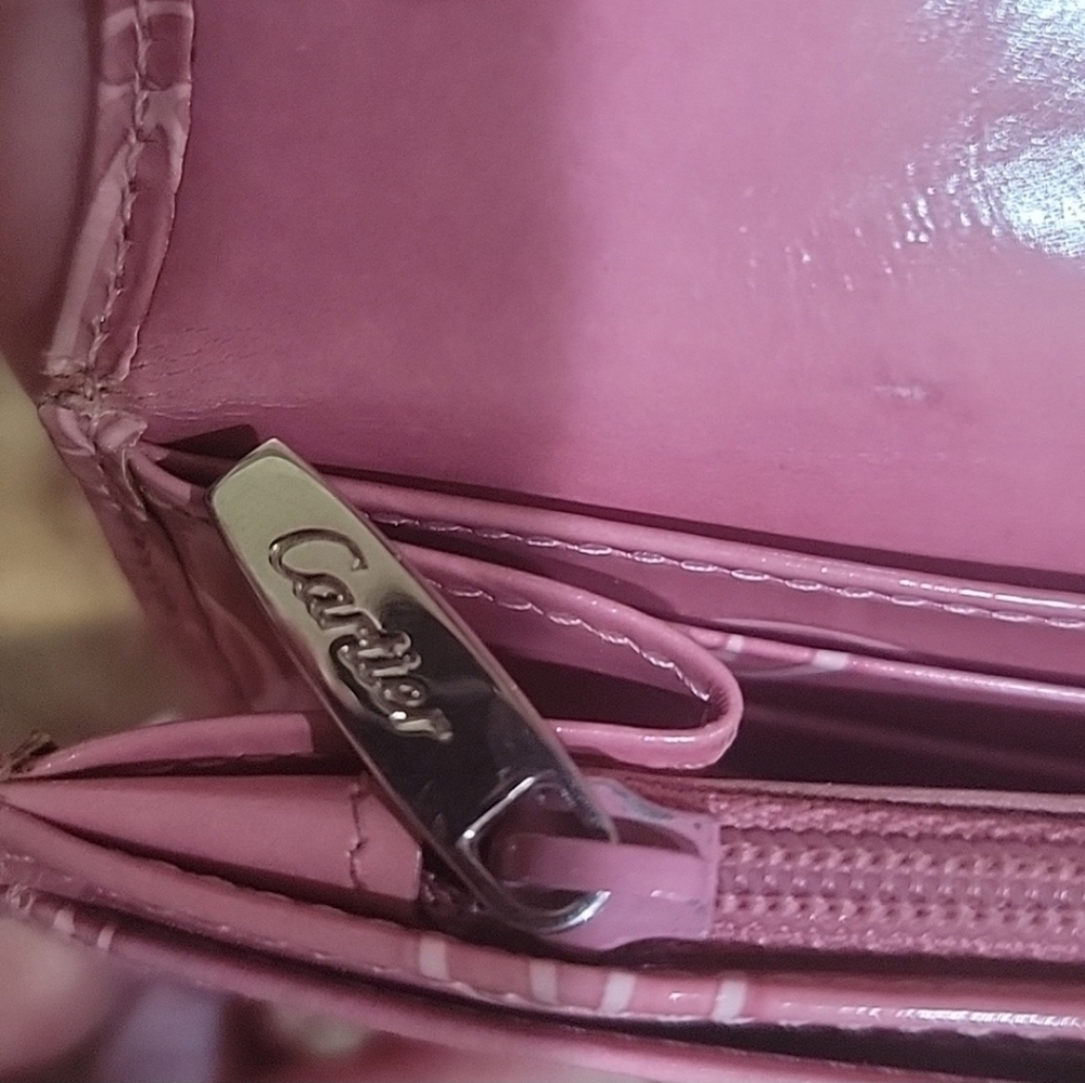 Cartier Pink Patent Leather Happy Birthday Limited Edition Wallet - Picture 11 of 11
